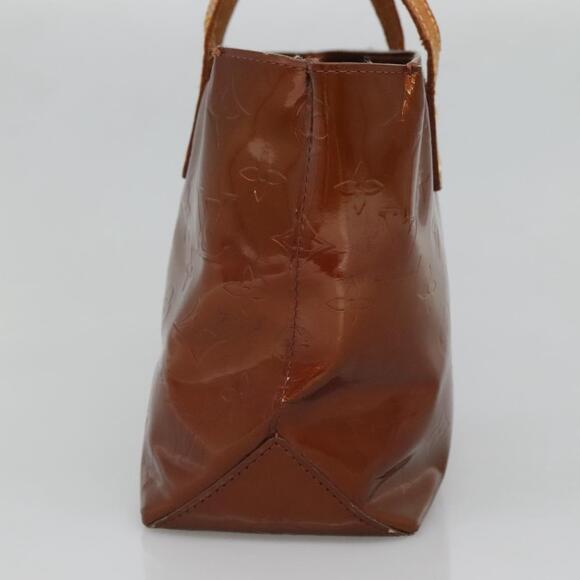 LOUIS VUITTON Monogram Vernis Reade PM Hand Bag Bronze M91146 - Picture 4 of 16